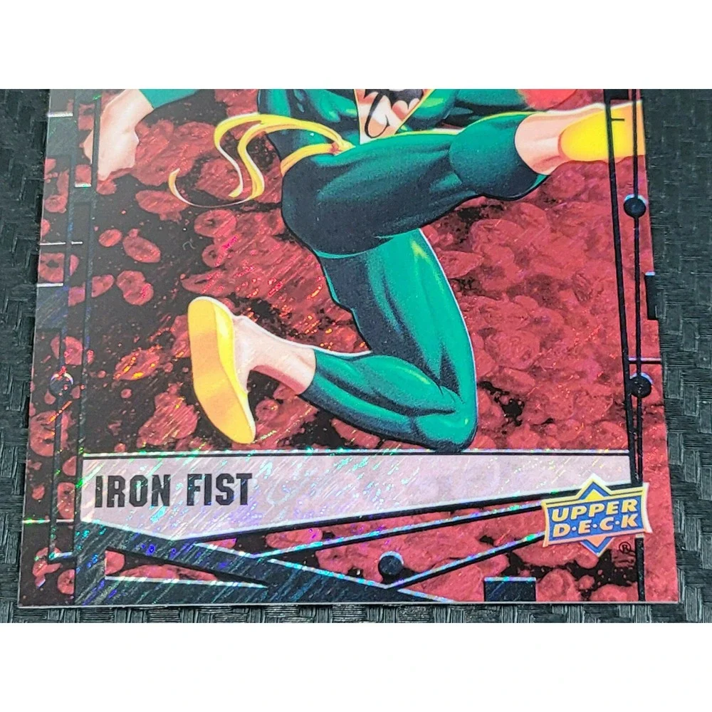 2015 MARVEL‎ VIBRANIUM - IRON FIST #D 22/299 MOLTEN RARE RAW FRAME VARIANT